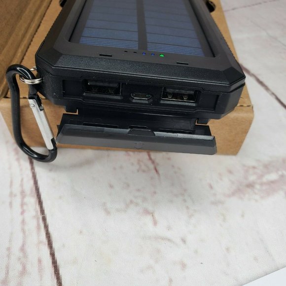 Solar Power Bank Portable Charger 20000mah Waterproof Battery Backup Charger - Picture 8 of 12